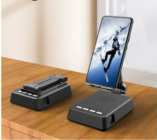 Phone Stand with Wireless Blutooth Speaker