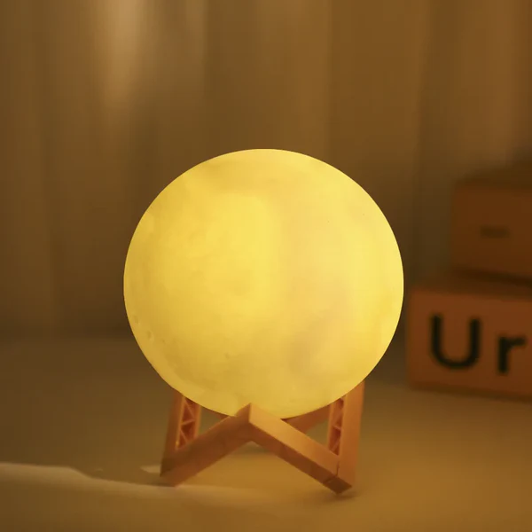8cm Stunning 3D Moon Lamp Night Light 