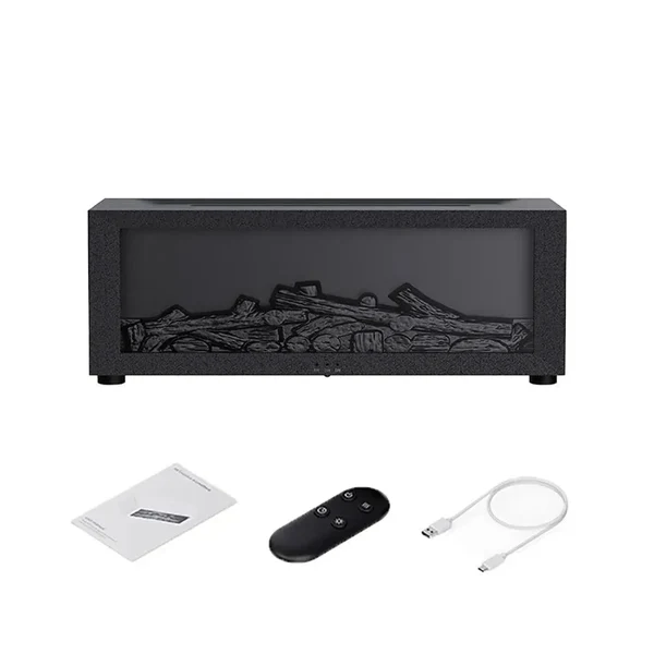 Creative Fireplace Air Humidifier Waterless Auto-Off Aroma