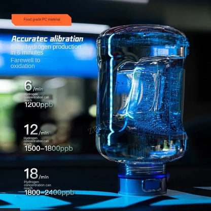 Portable Rechargeable Hydrogen Water Generator Bottle